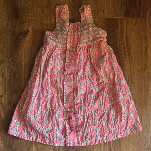 Girls Pink Floral Sundress - Brand Unlisted